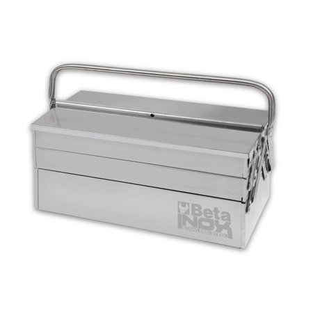 BETA Tool Box, Stainless Steel, Silver, 17-3/4 in W x 8 in D 021203001
